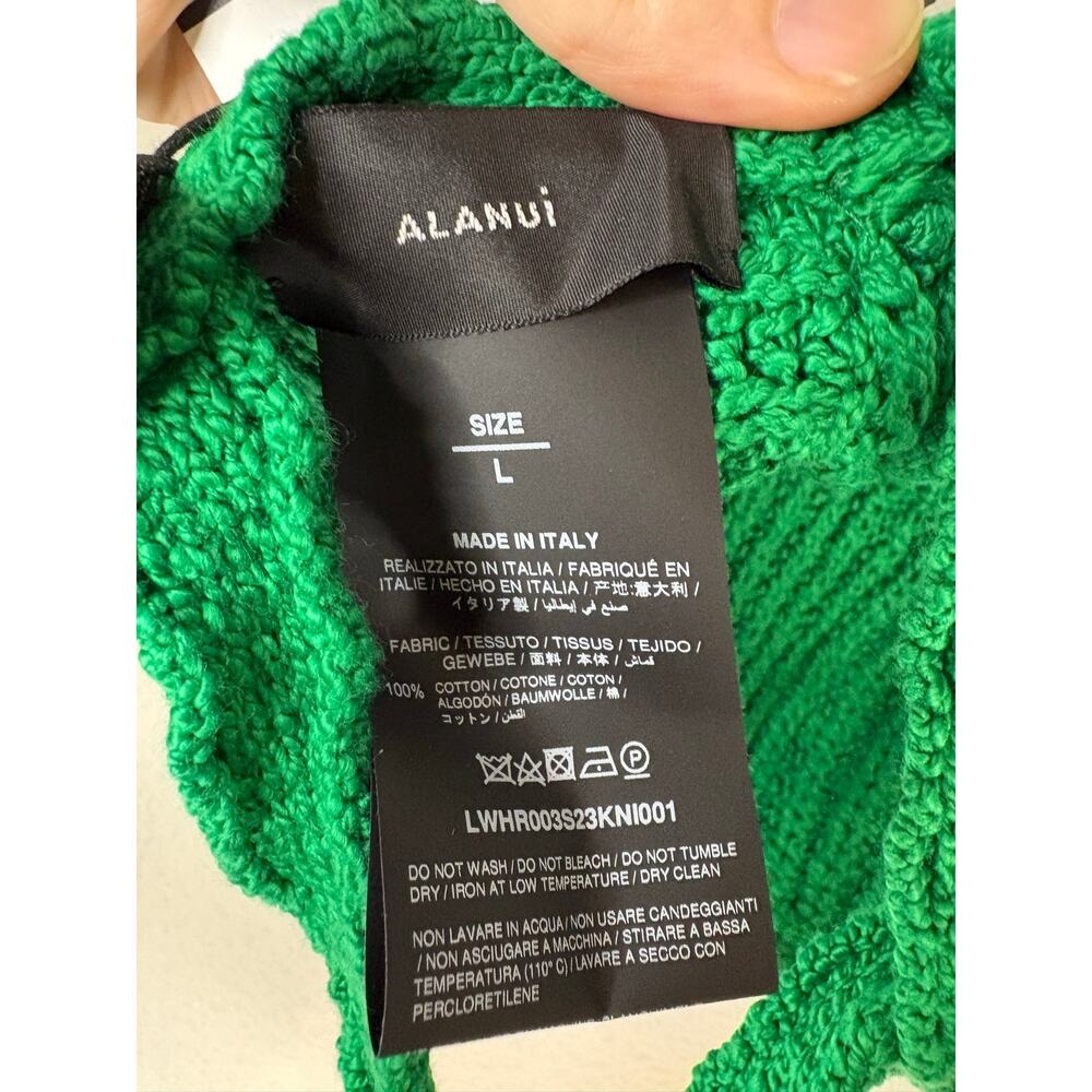 ALANUI Palm Springs Crochet Bralette Top Festival Boho Vacation Resortwear L - Picture 11 of 11